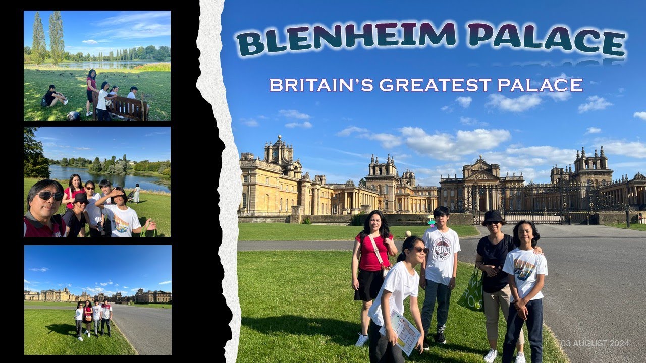 Exploring the Blenheim Palace through the backdoor entrance