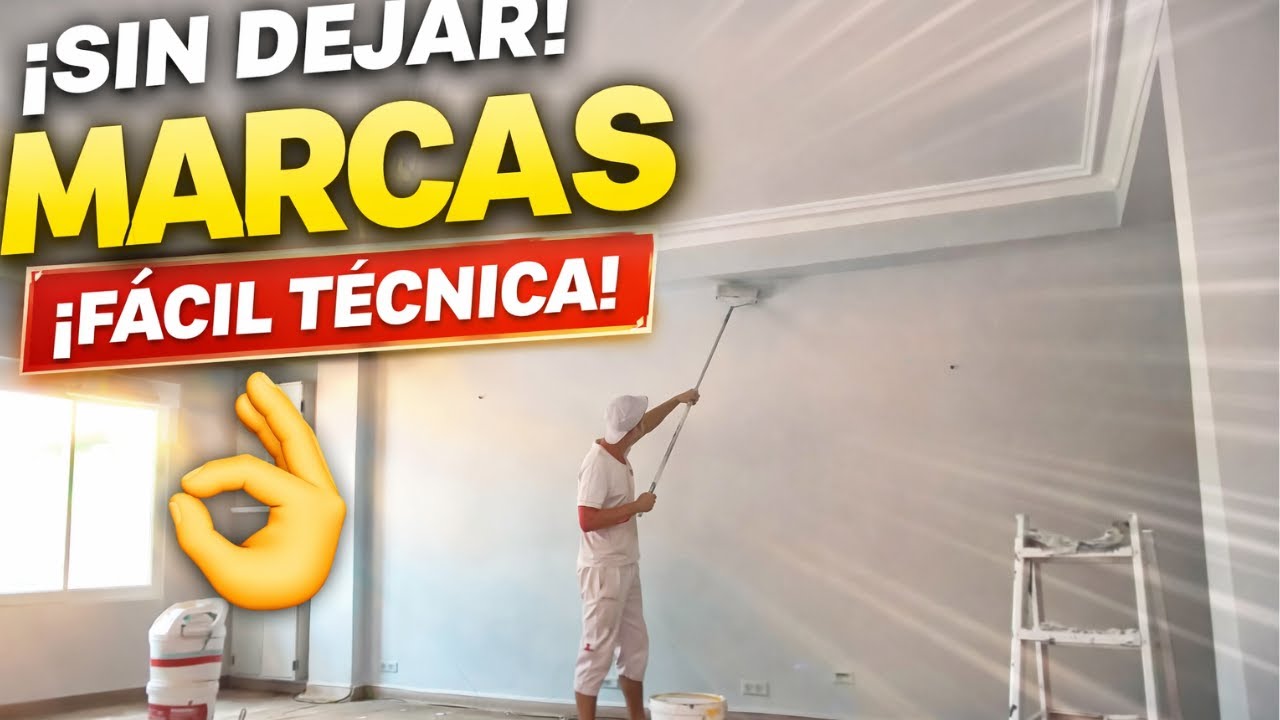 Cómo pintar paredes con rodillo sin dejar marcas (paso a paso)