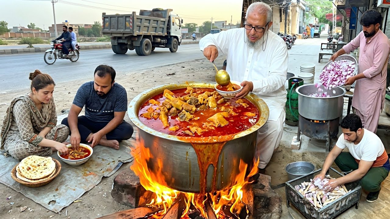 500 KG HUGE PAYA COOKING 😱 AMAZING PAKISTANI MUTTON PAYA RECIPE| ICONIC BREAKFAST| ASIAN STREET FOOD