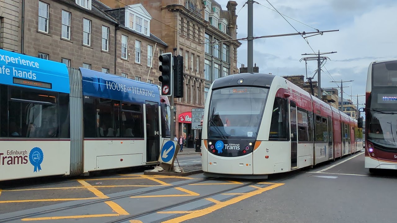Edinburgh Trams on Princes Street