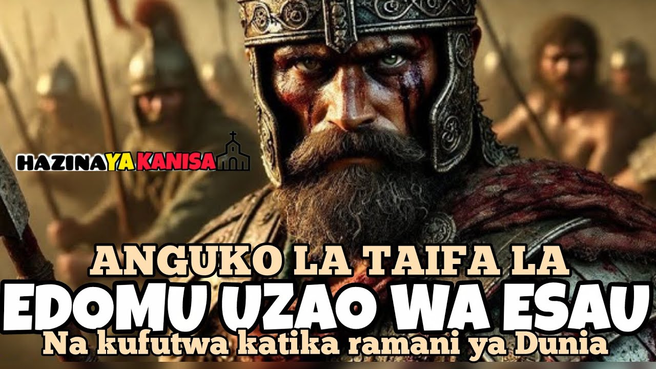ANGUKO LA TAIFA LA EDOMU, KIZAZI CHA ESAU  NA kufutwa katika ramani ya Dunia.  Vincent Mwakisyala 