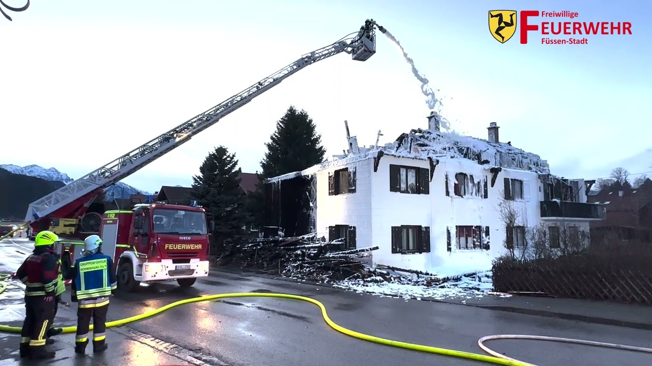 Großbrand in Schwangau am Sonntag, 26.01.2025