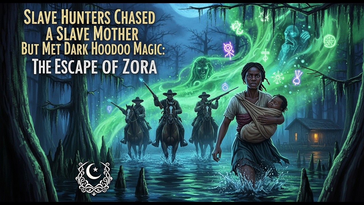 Slave Hunters Chased A Slave Mother But Met Dark Hoodoo Magic: The Escape of Zora