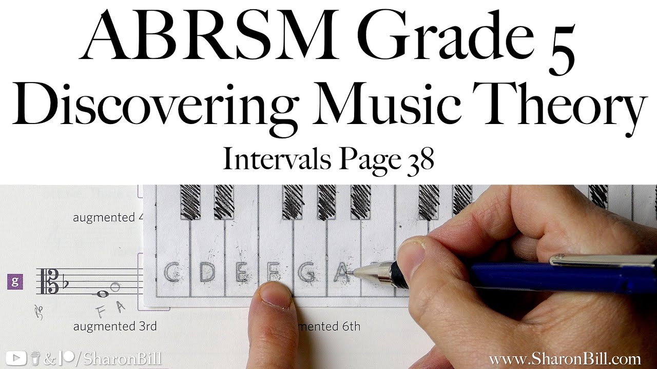 ABRSM Discovering Music Theory Grade 5 Intervals Page 38 with Sharon Bill