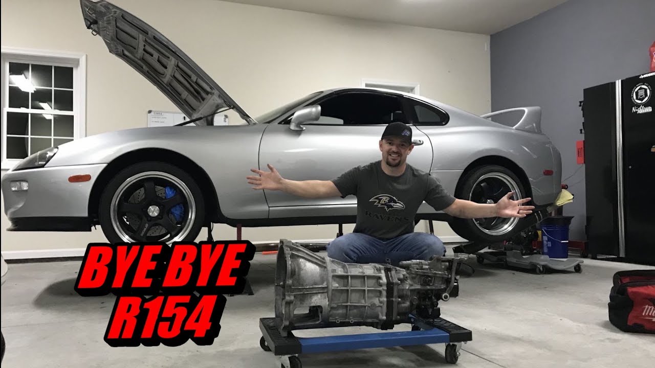 How To Remove MK4 Supra Transmission!