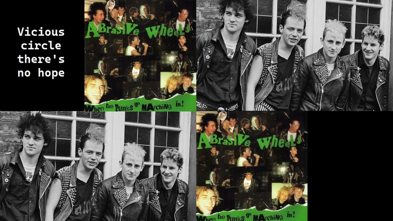 Abrasive Wheels - Vicious Circle - lyrics on screen