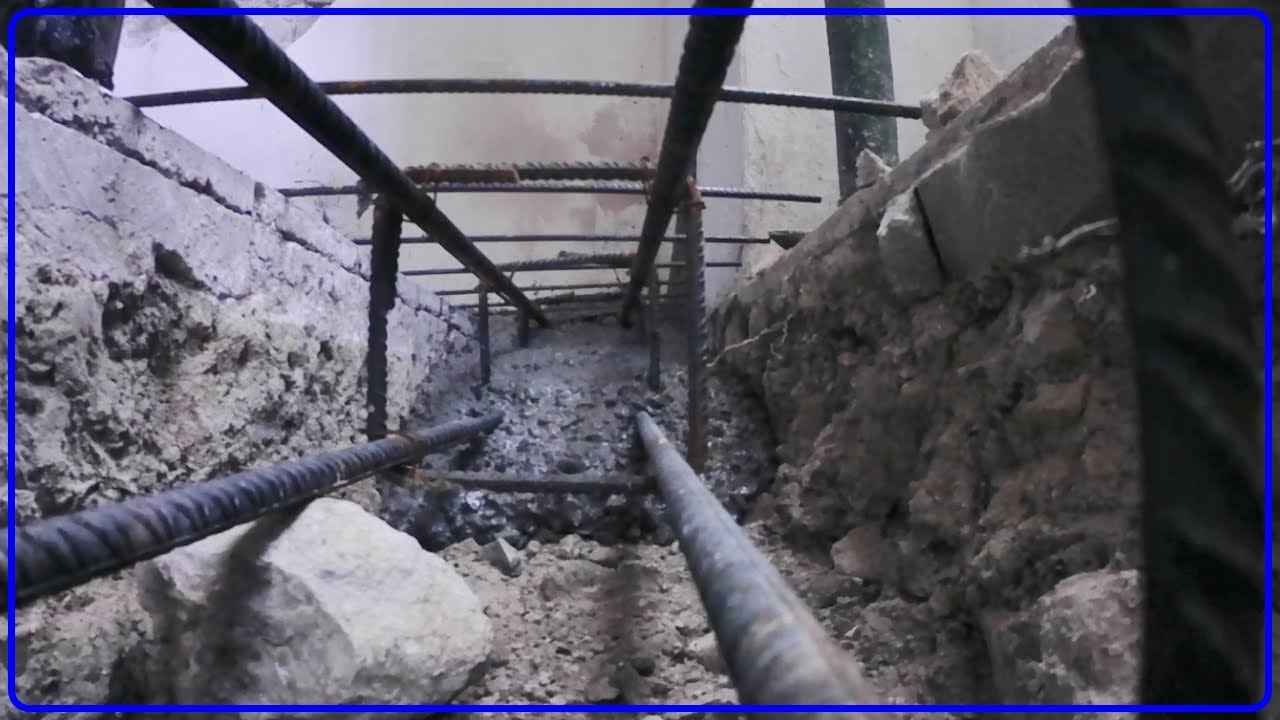 CIMENTACIÓN CASA ANTIGUA|| CORREA de HIERRO + HORMIGON