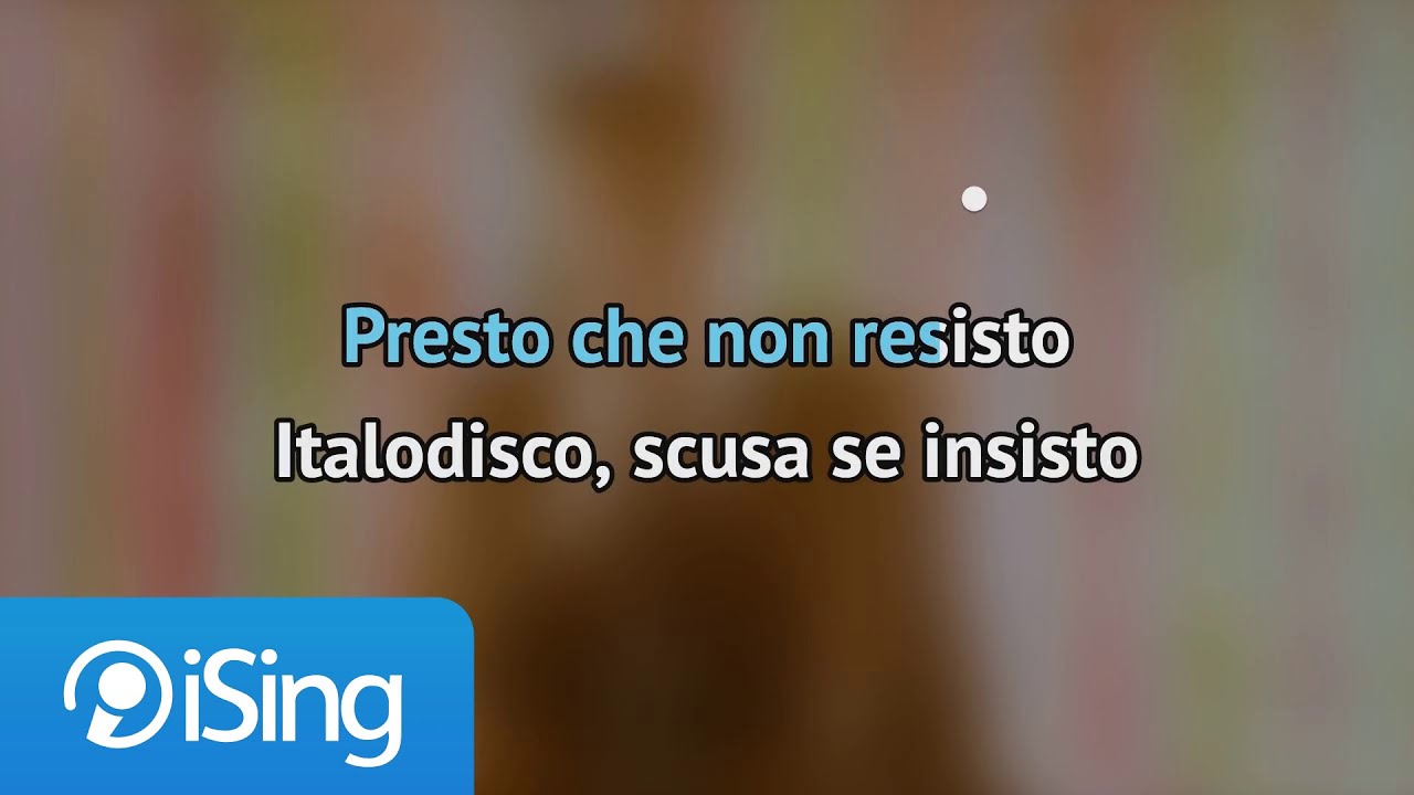 The Kolors - ITALODISCO (karaoke iSing)