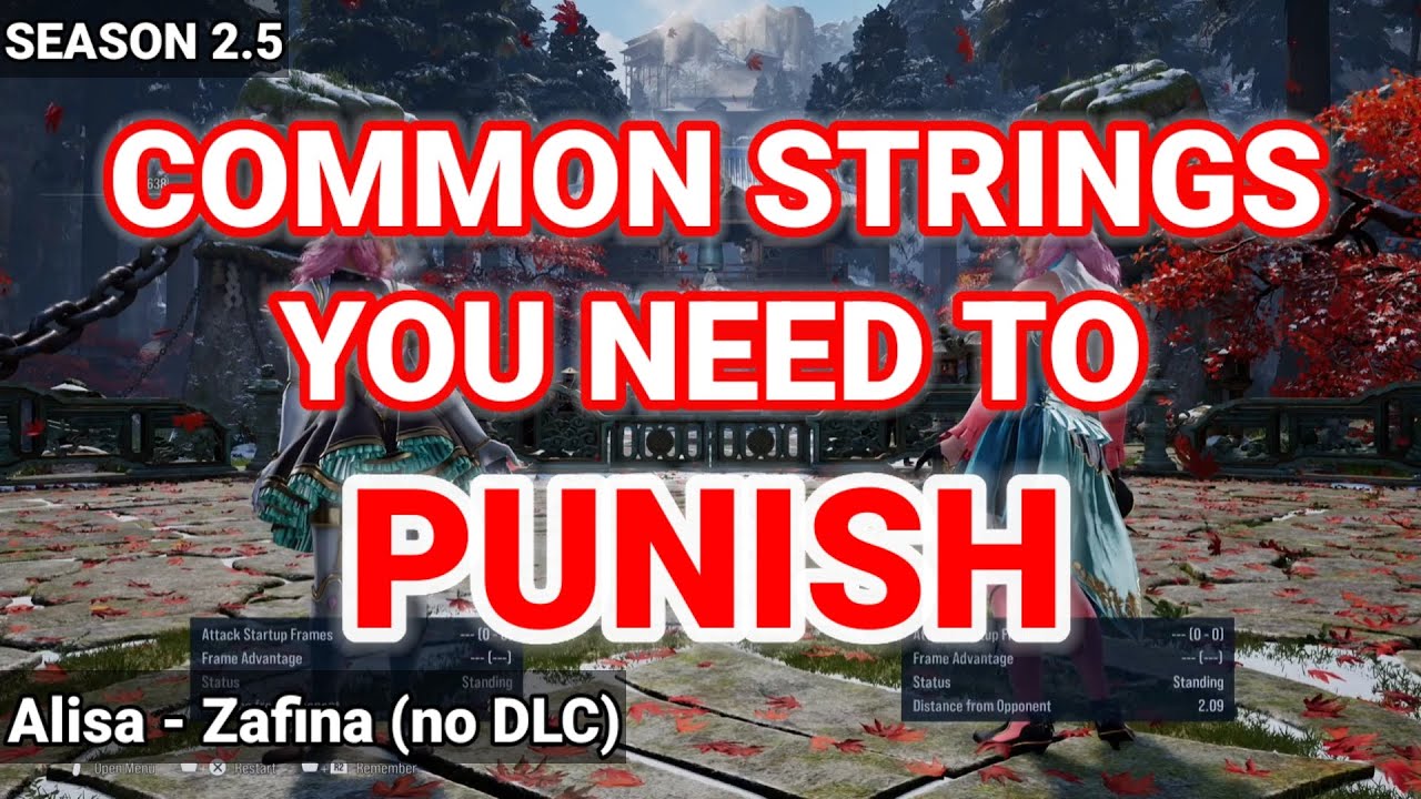 TEKKEN 8 Common Strings You Need to Punish All characters (no DLC)