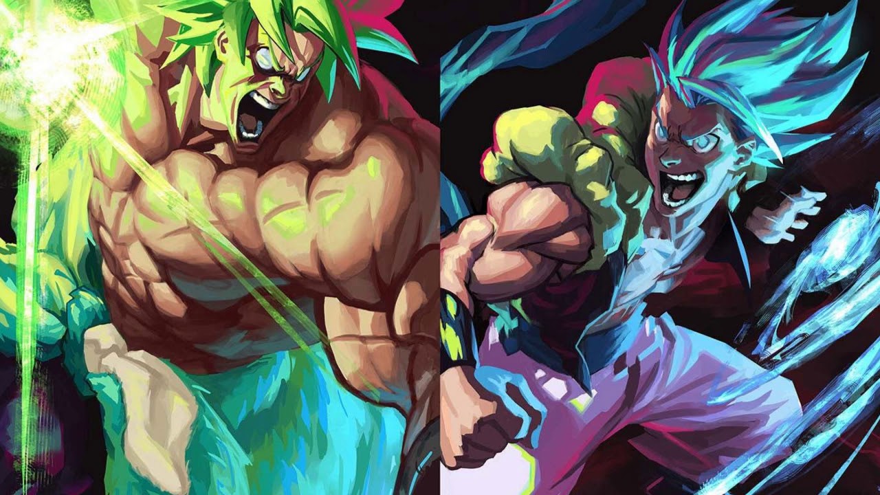 BROLY VS GOGETA TRIPLE MIX (EXTENDED)
