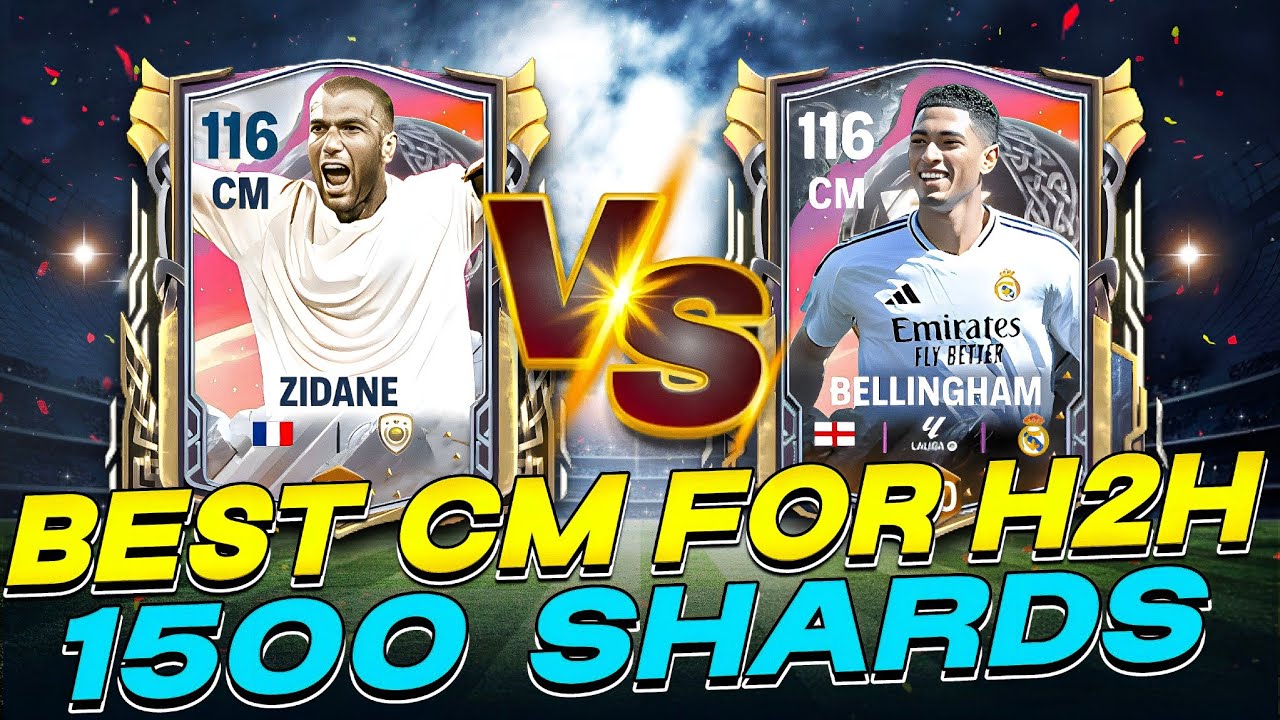 ZIDANE vs BELLINGHAM - 111 OVR CM Comparison | Playmaker vs Box-to-Box | FC Mobile