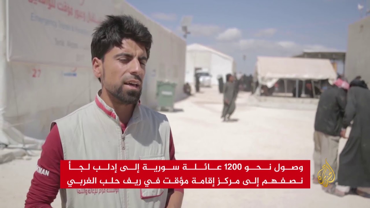 استمرار نزوح الأهالي من منطقة عقيربات بريف حماة