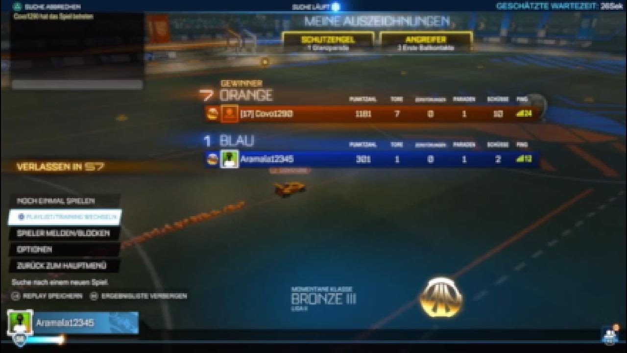 lch spiele Rocket League aber ranked