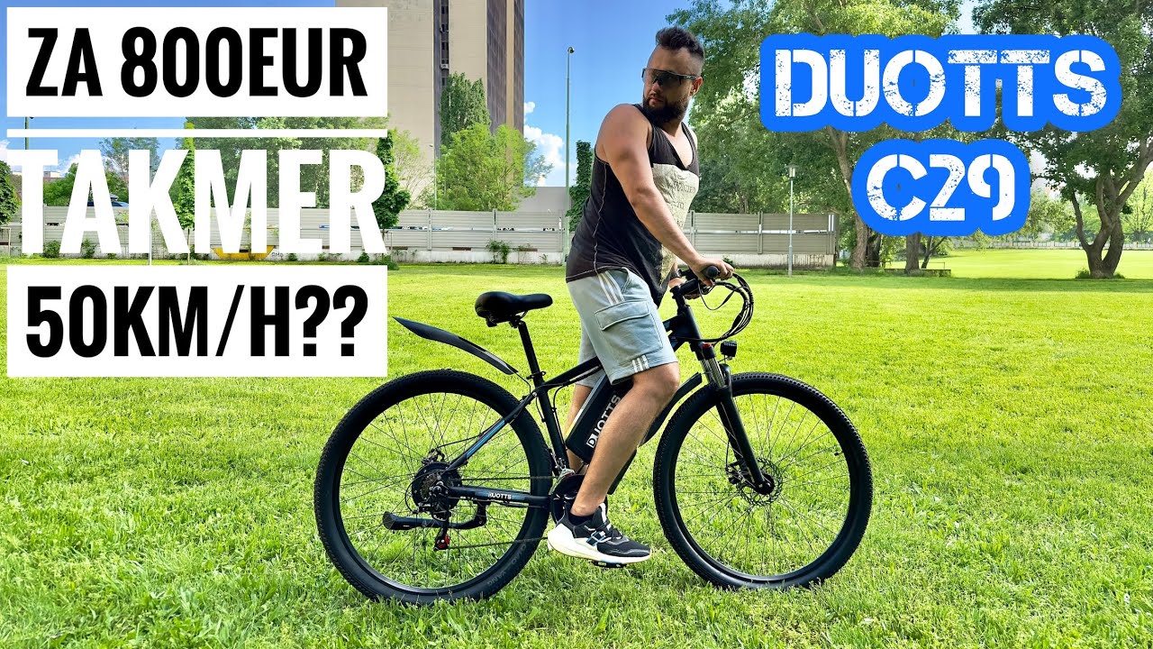 DUOTTS C29 e-bike s atraktívnou cenovkou a rýchlosťou takmer 50km/h ale čo tie brzdy?