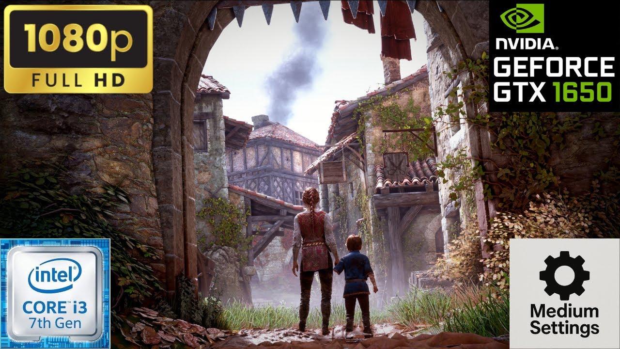 Testing A Plague Tail Innocence In i3 Processor With GTX 1650 On Medium Settings
