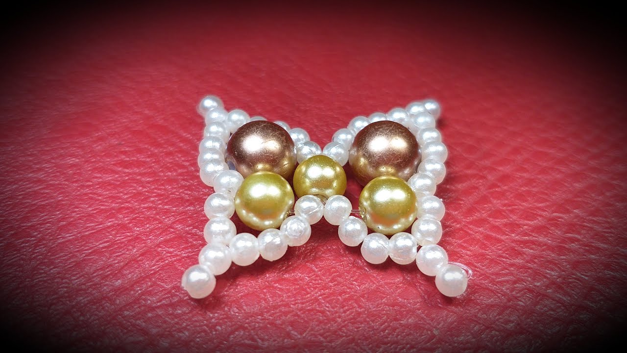 Hermosa Mariposa de Perlas...Clase #385!!!