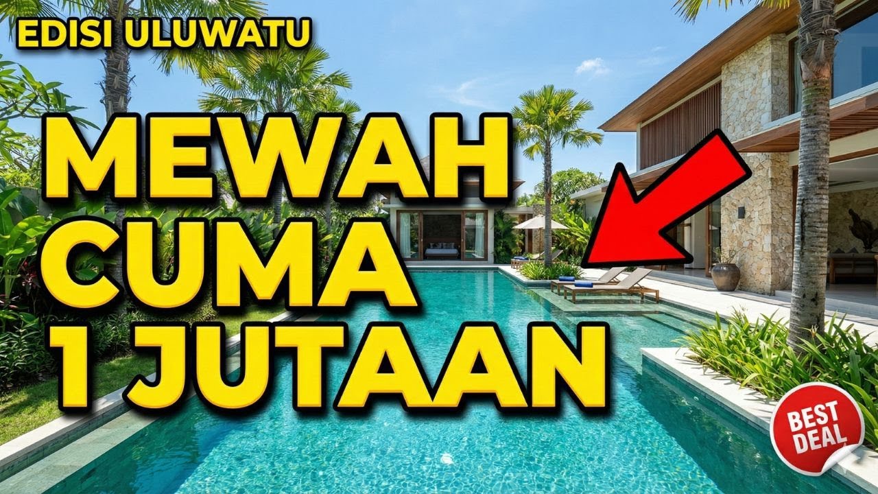 Cuma 1 Jutaan? 5 Villa Private Pool Mewah di Uluwatu Bali untuk Honeymoon
