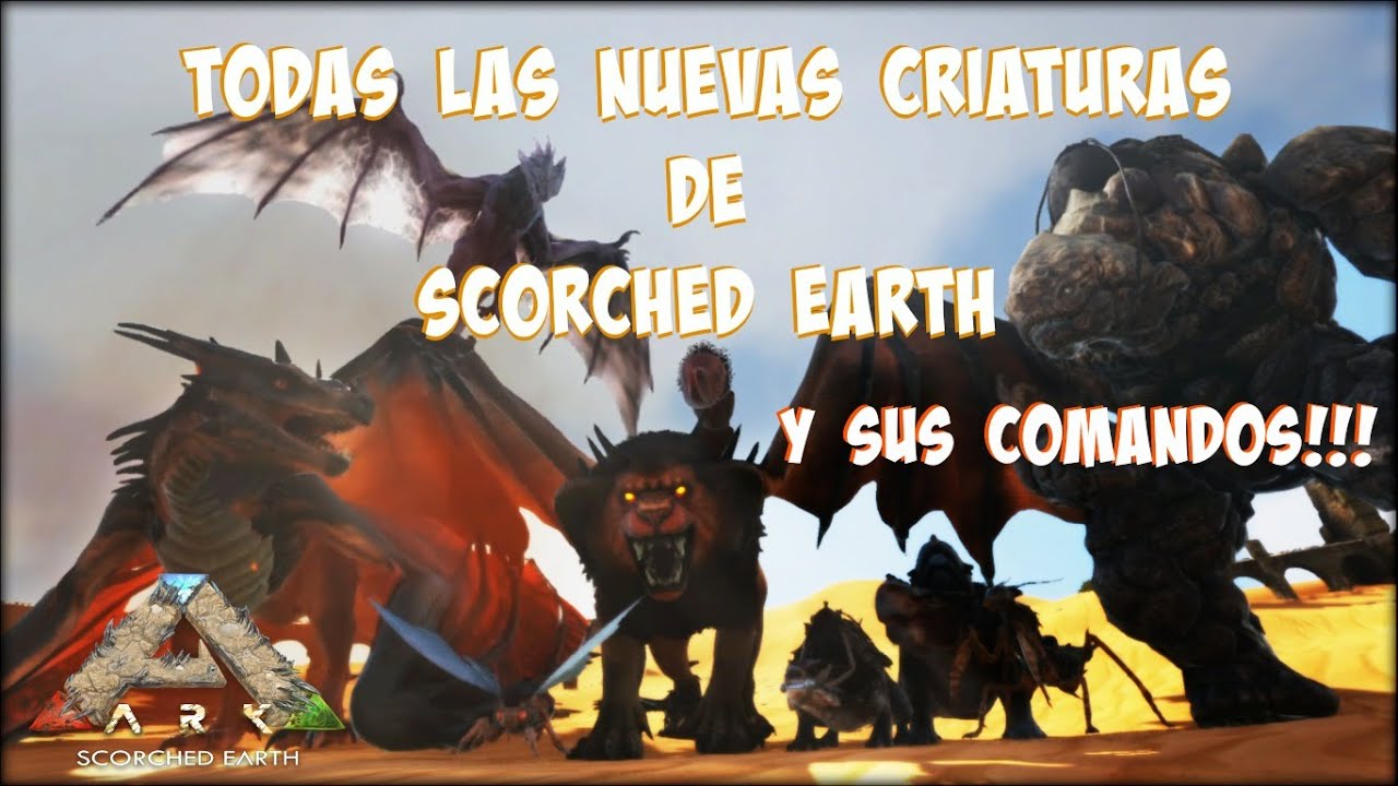 Ark Scorched Earth - Todas la nuevas criaturas de 