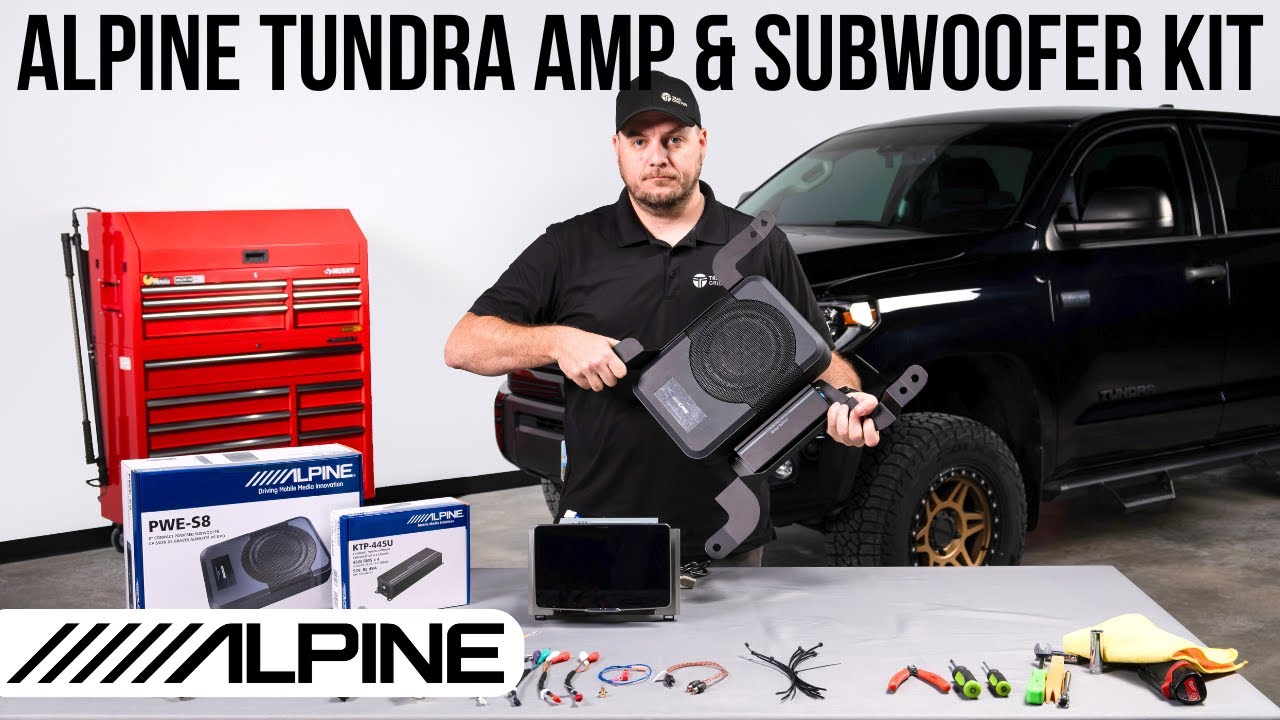 Toyota Tundra Alpine Plug & Play 4-Channel Amp & Powered Subwoofer Kit | 2014 - 2021 Toyota Tundra