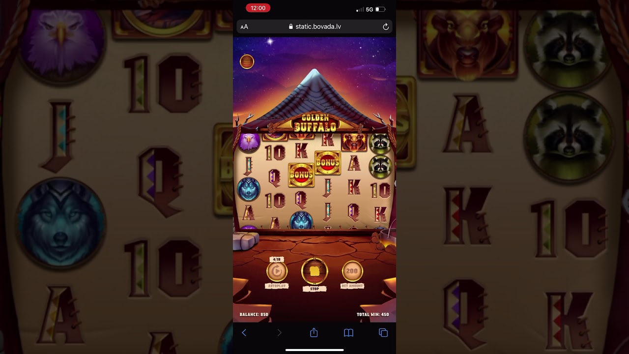 Golden Buffalo - Bovada. Won over $5000 off a free spin