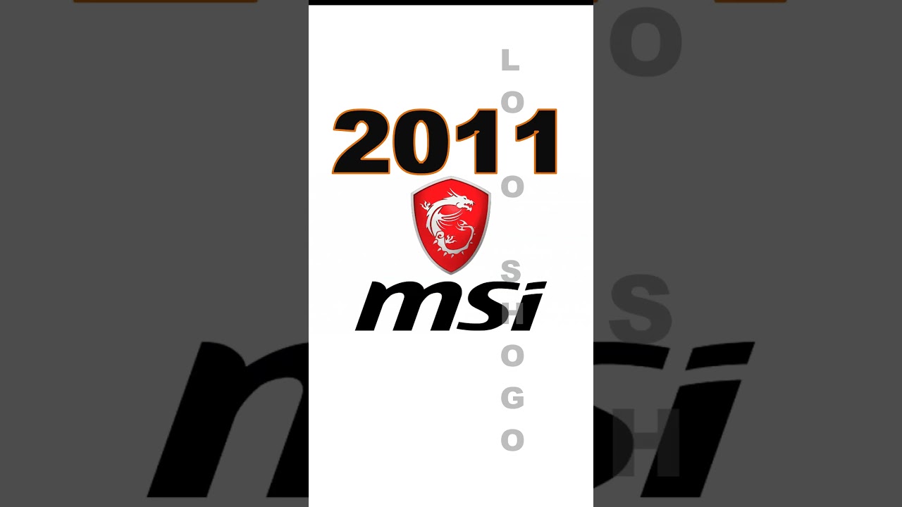 MSI Logo Evolution #computer #equipment  #logoshogo
