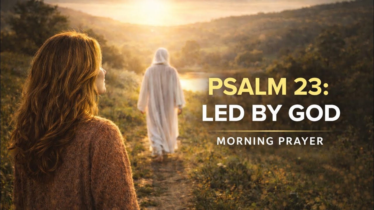 Morning Prayer — Psalm.  23: When God Leads You Through the Quiet and the Chaos #graceoasis 