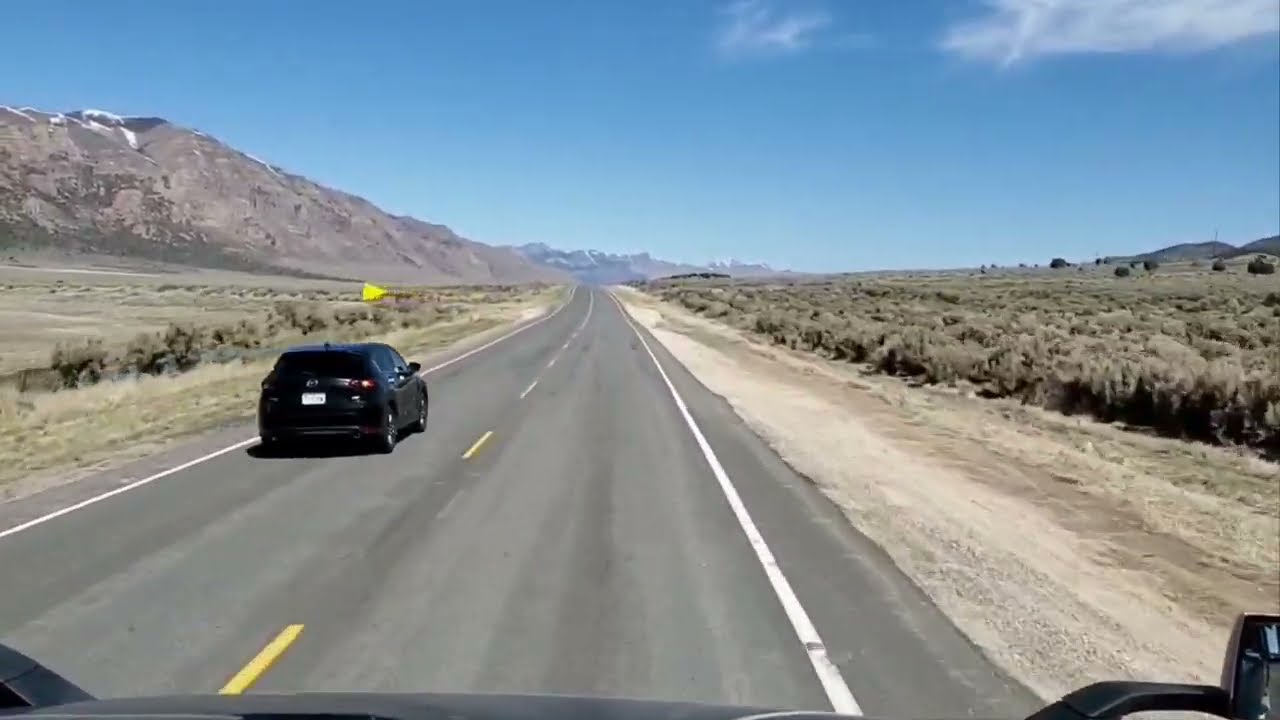 Trucking the loneliest US Highway 50 Through Utah & Nevada!! Oh Deer!!