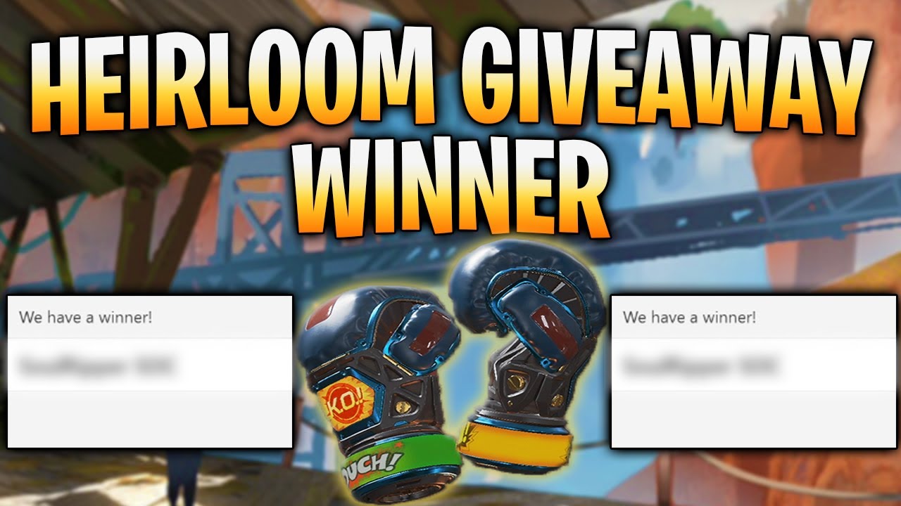 Pathfinder Heirloom Giveaway Apex Legends! (Winner)
