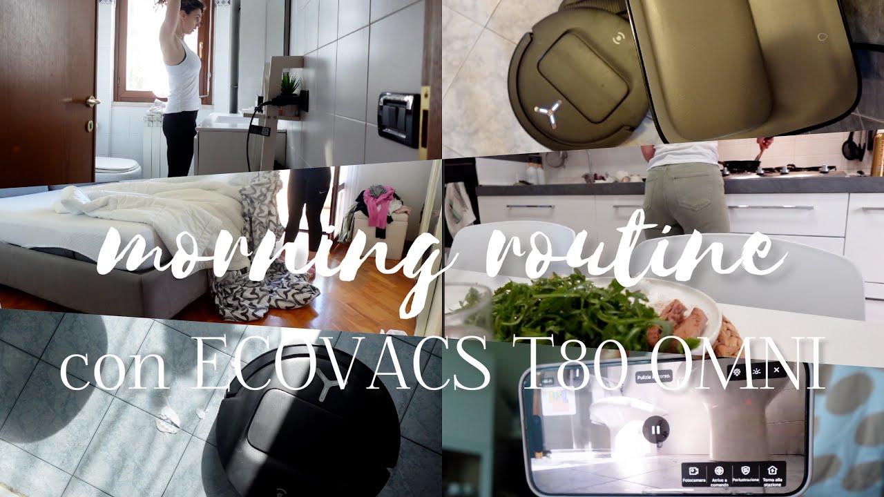 MORNING ROUTINE con l'incredibile deebot ECOVAS T80 OMNI (non siete pronti alla novità!)