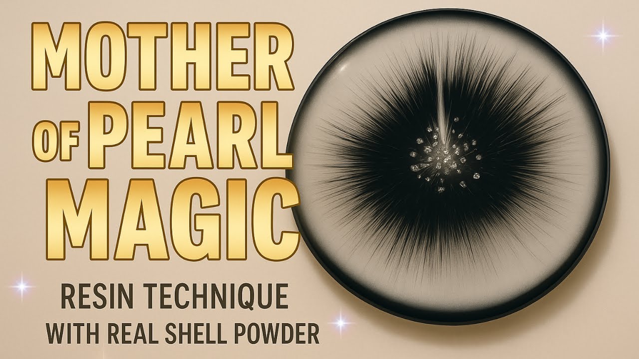 Mother of Pearl Pigment in Resin — Not Mica, But Pure Magic!