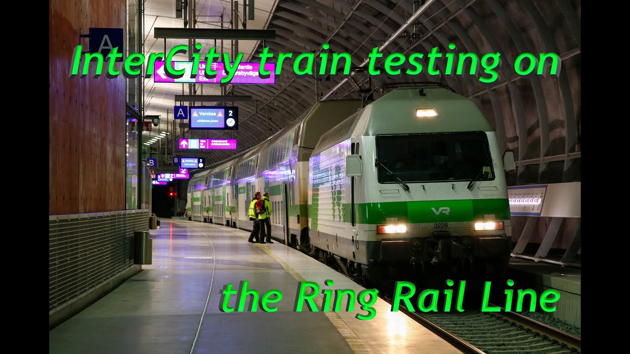 InterCity train testing on the Ring Rail Line 15.9.- 16.9.2016