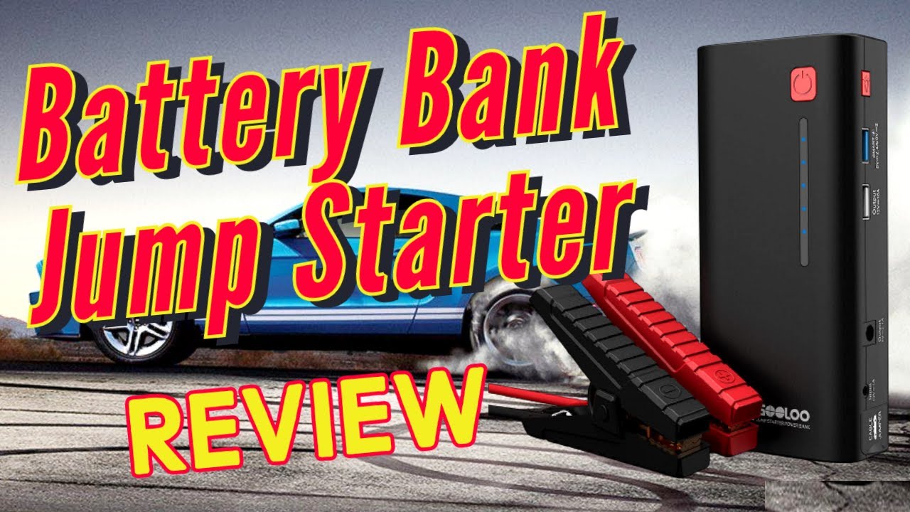 Обзор GooLoo Jump Starter / Портативный пусковой аккумулятор на 1200 А, ёмкость аккумулятора 1800...
