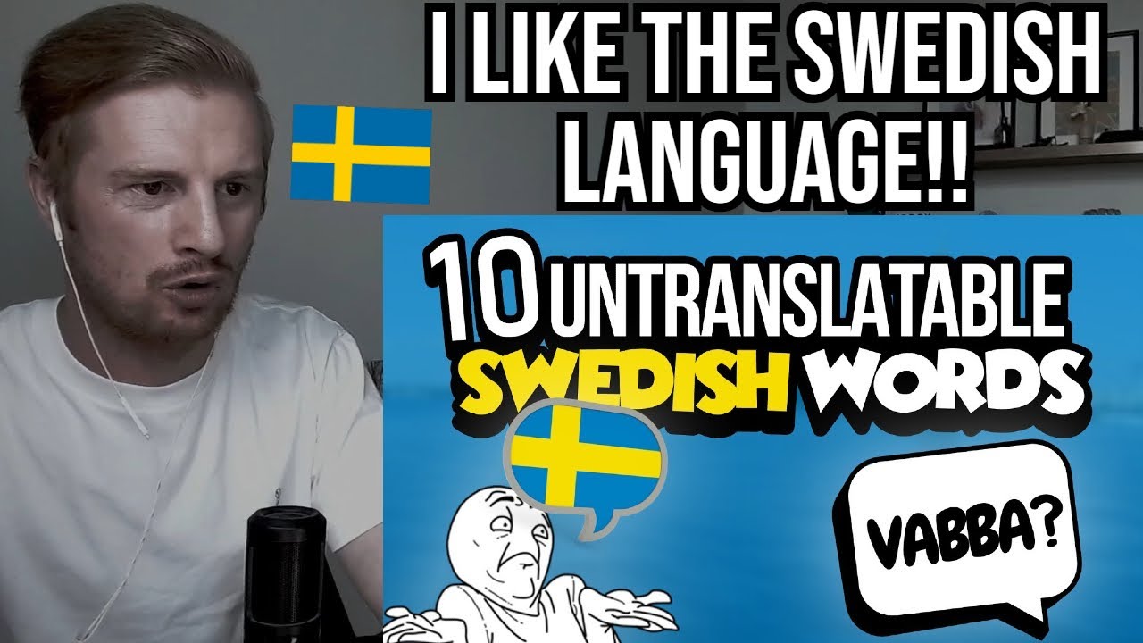 Reaction To 10 Untranslatable Swedish Words