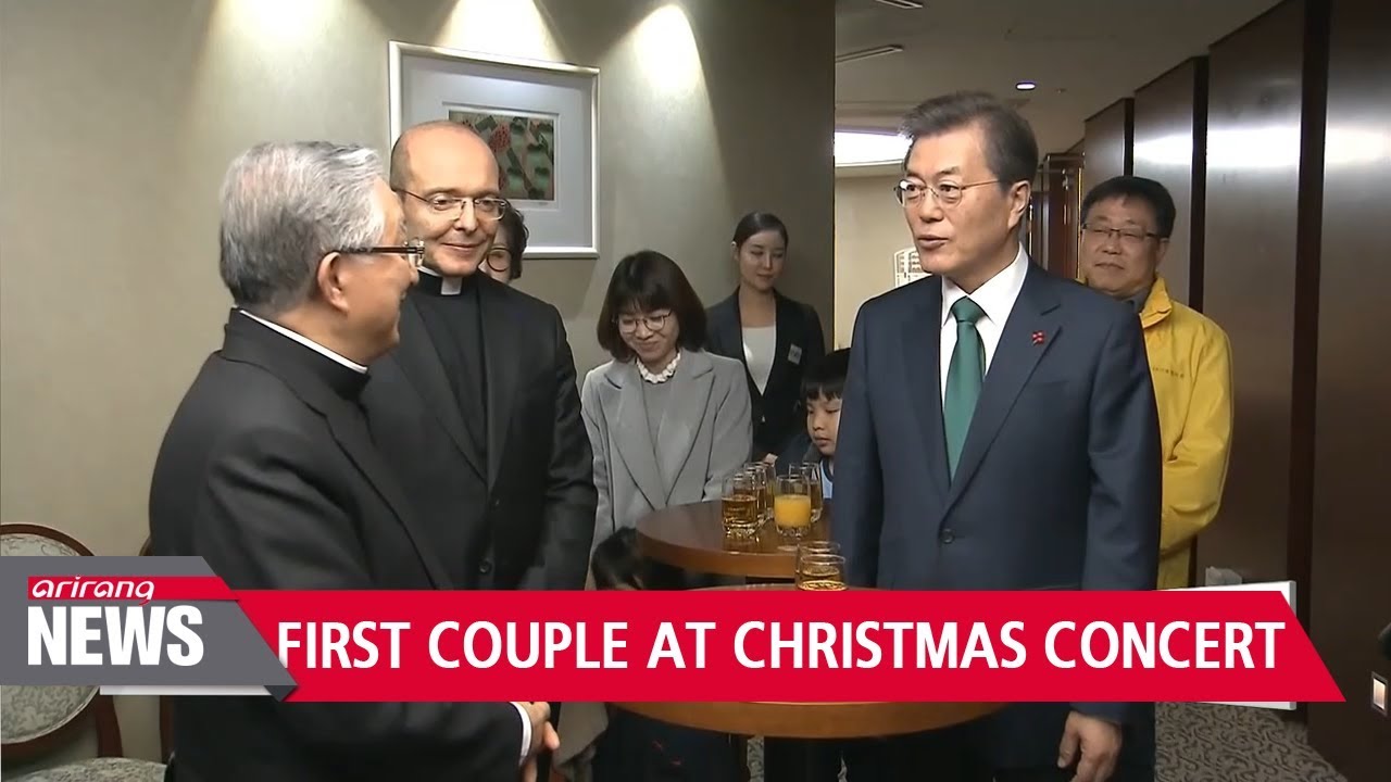 President Moon Jae-in spends first Christmas enjoying concert for peace