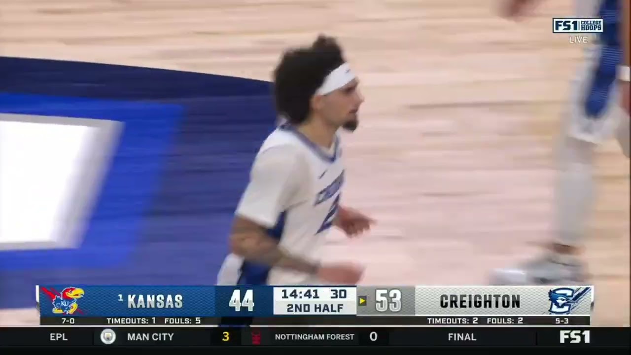 NCAA March Madness - Pop Isaacs was CRUCIAL in @BluejayMBB's upset win over No. 1 Kansas 🔥