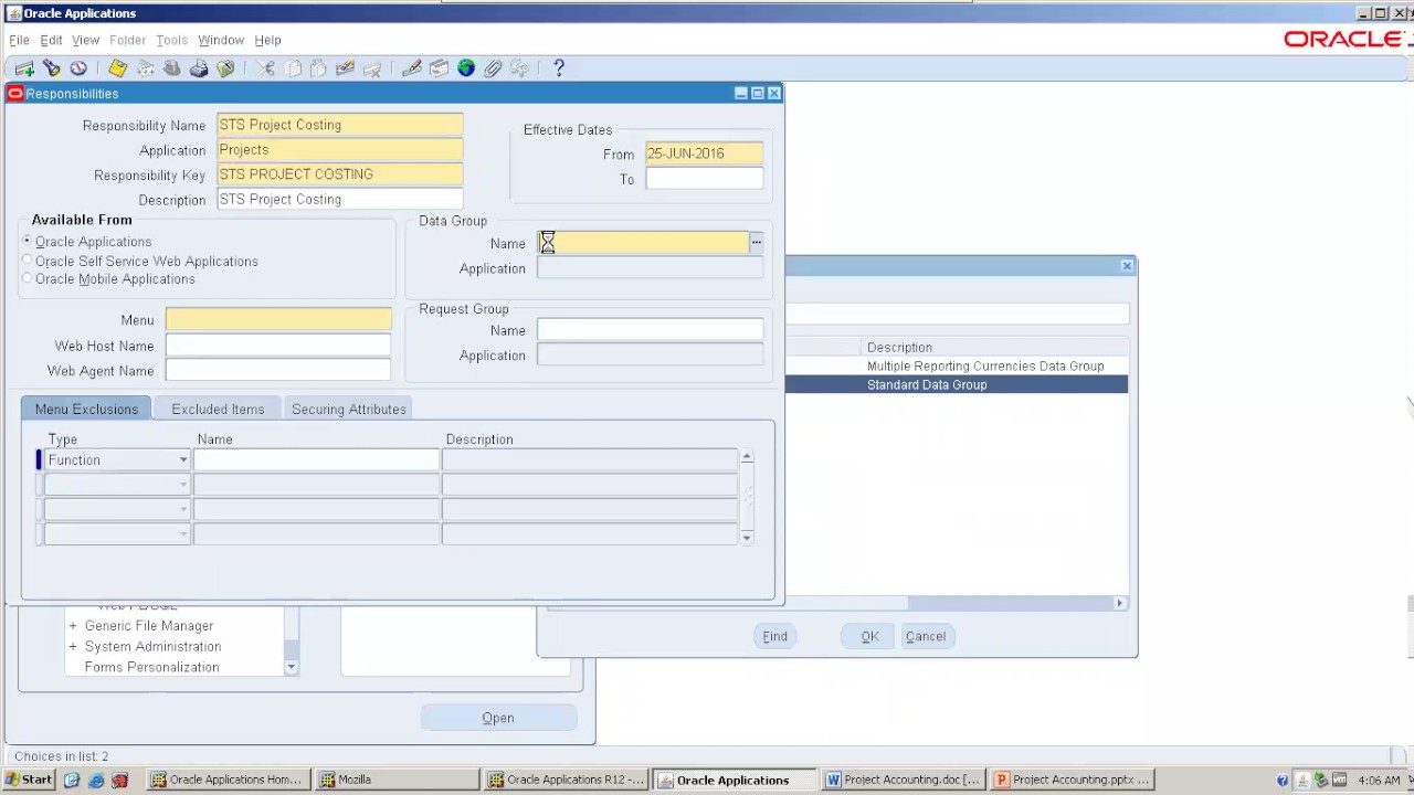 Oracle Project Accounting part 1 (on Oracle EBS R12)