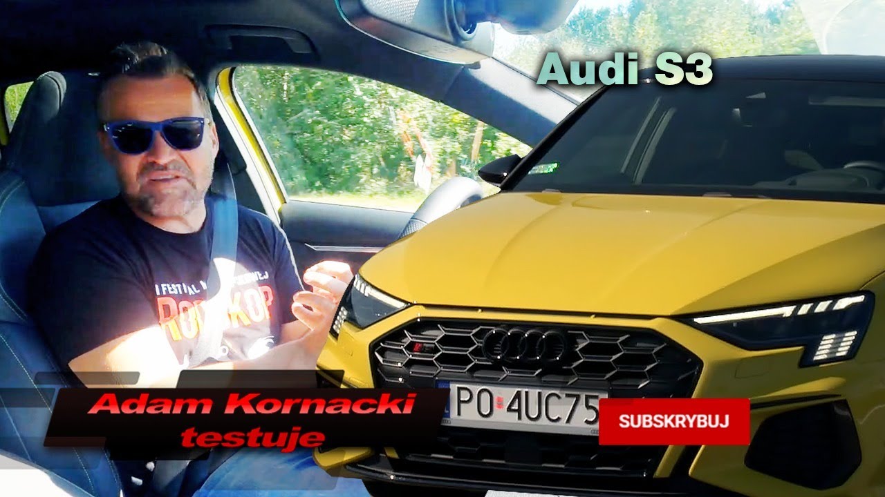 AUDI S3, czyli wartka cytrynka! | Kornacki testuje