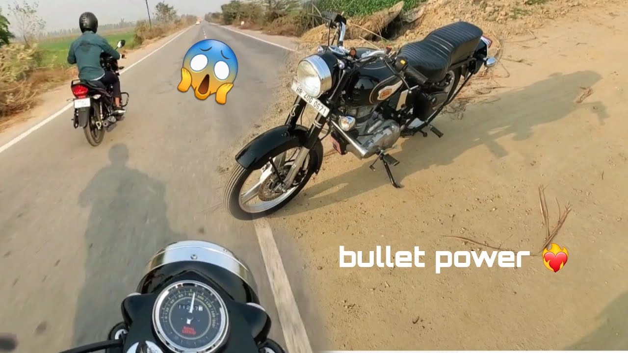 bullet 350 vs honda shine 125 😱 Grovermotovlogs