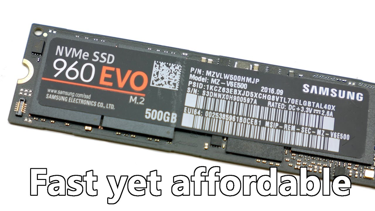 Samsung 960 Evo Review - the best SSD right now