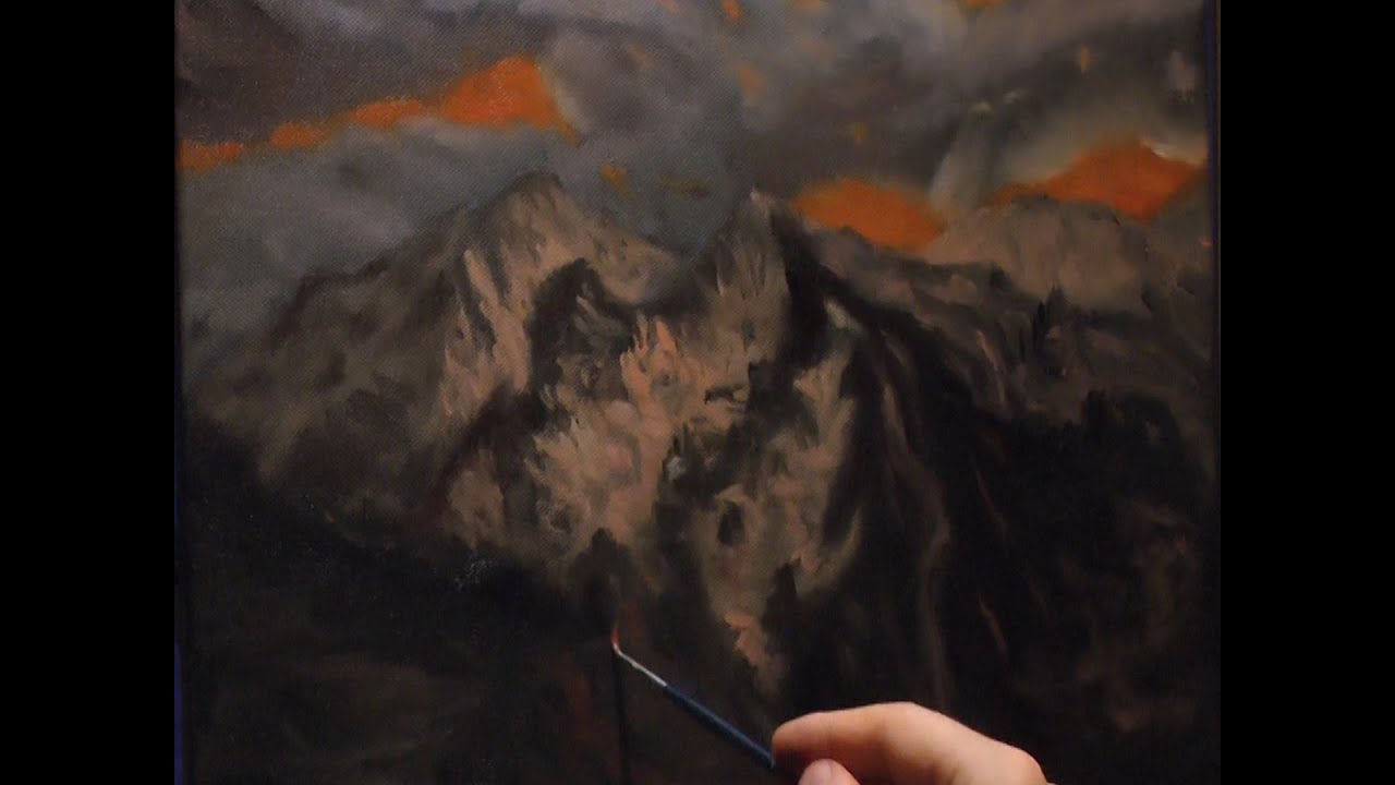 Sunset Mountain - Painting Lesson