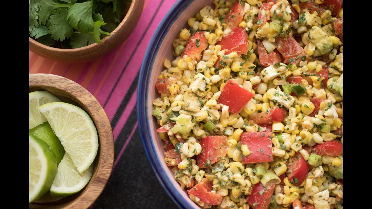 Mexican Street Corn Salad with Avocado Recipe