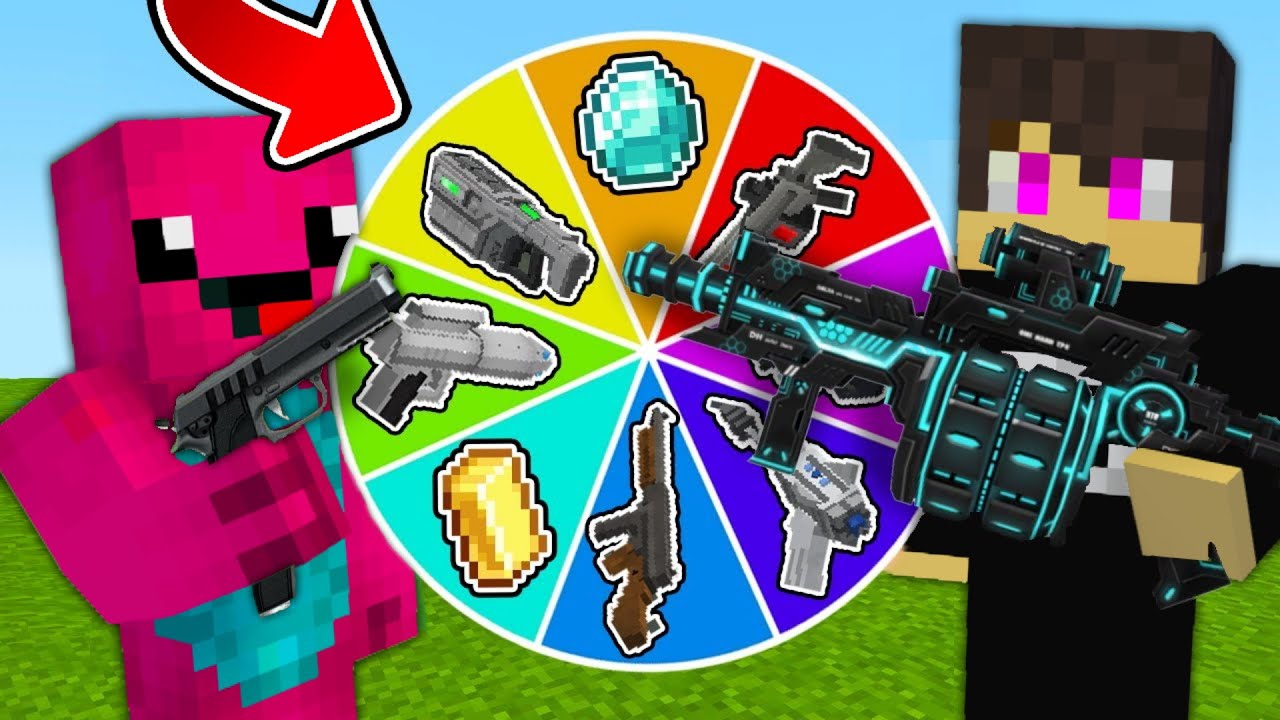 VESZÉLYES FEGYVER KERÉK A MINECRAFTBAN!