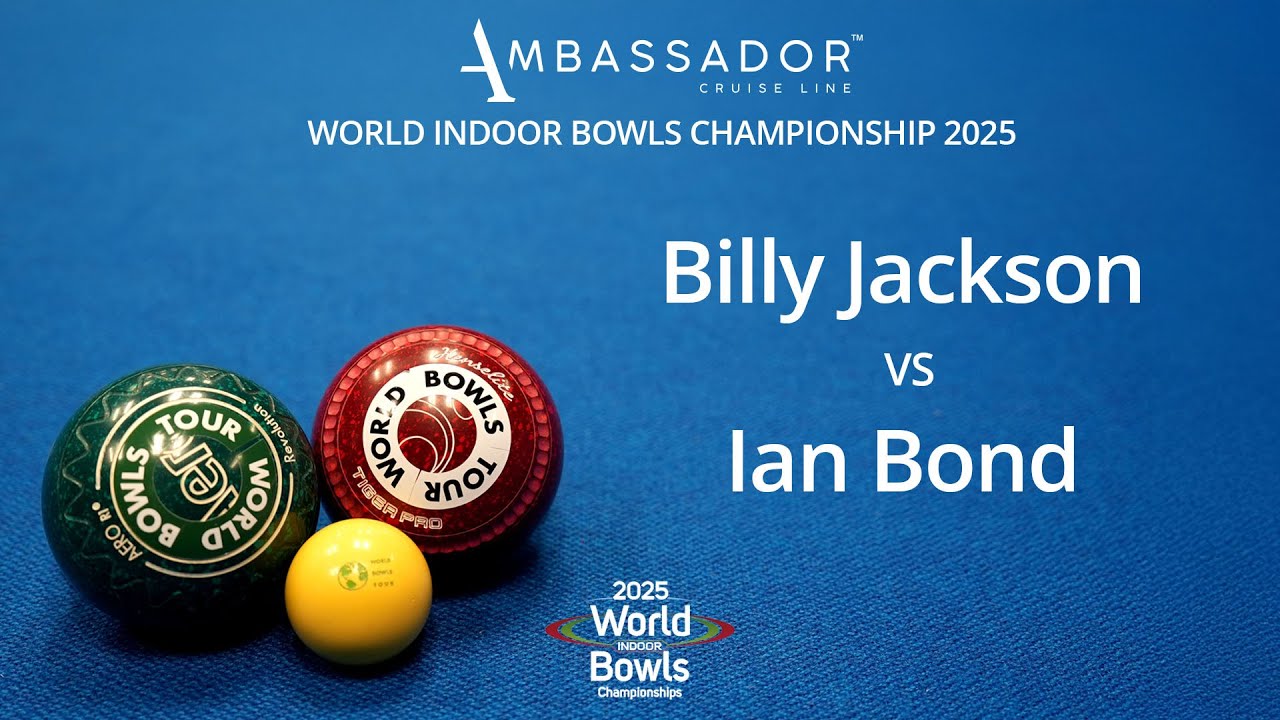 World Indoor Bowls Championship 2025 Billy Jackson vs Ian Bond - Day 16 Match 5