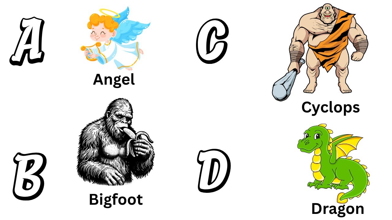 A to Z Mythical Creatures for Kids 🧚 | ABC Rhymes with Magical Beasts and Legends