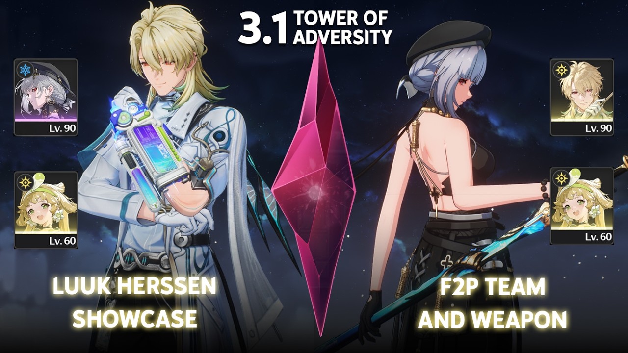 S0 LUUK HERSSEN is Insane! Luuk Herssen F2P Showcase | Tower of Adversity | Wuthering Waves 3.1
