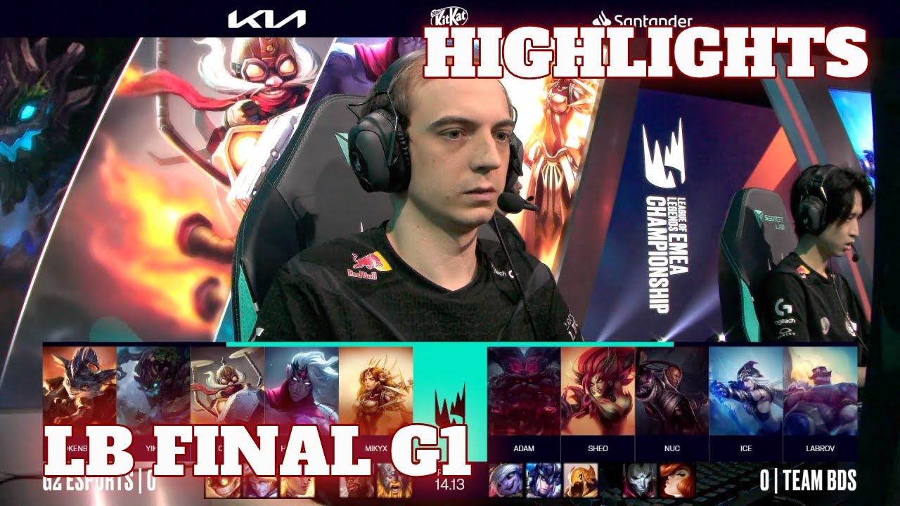 G2 vs BDS - Game 1 Highlights | Lower Final LEC Summer 2024 Playoffs | G2 Esports vs Team BDS G1
