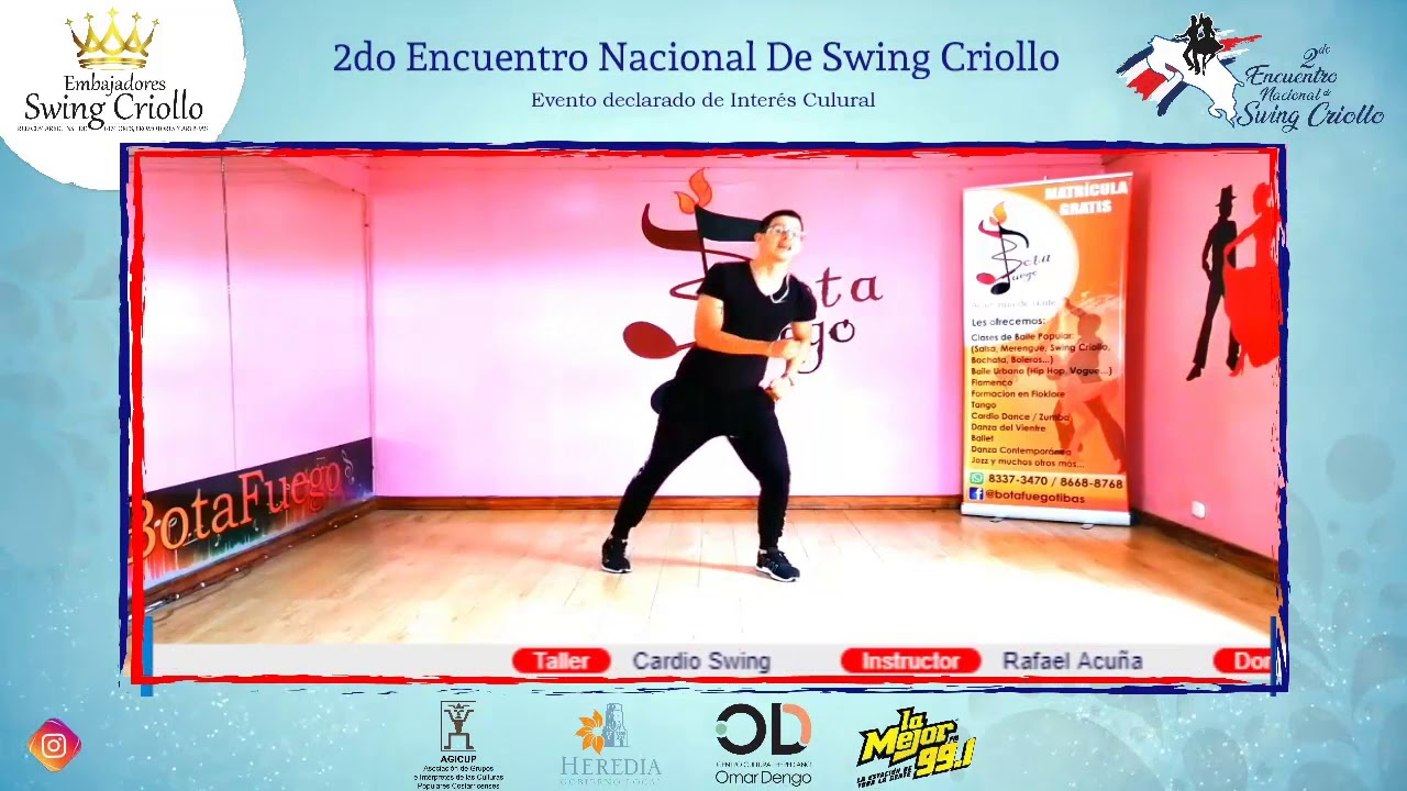 Cardio Swing con Rafael Acuña - II Encuentro Nacional de Swing Criollo 2020