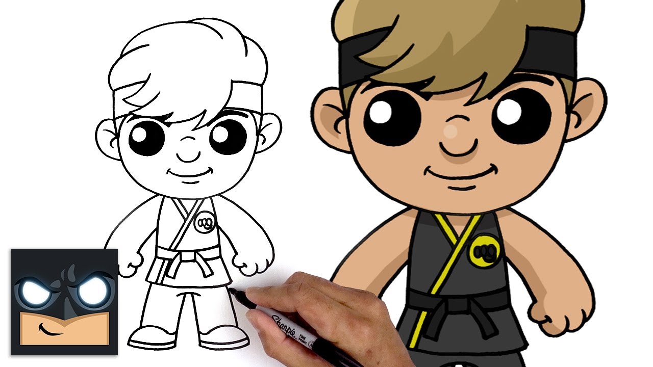 How To Draw Karate Kid | Johnny Lawrence