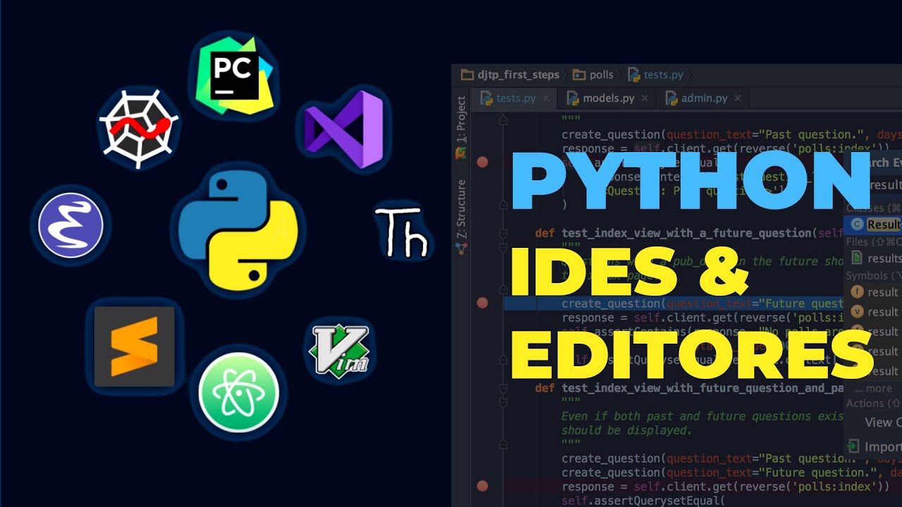 Los Mejores IDES y Editores de código de Python