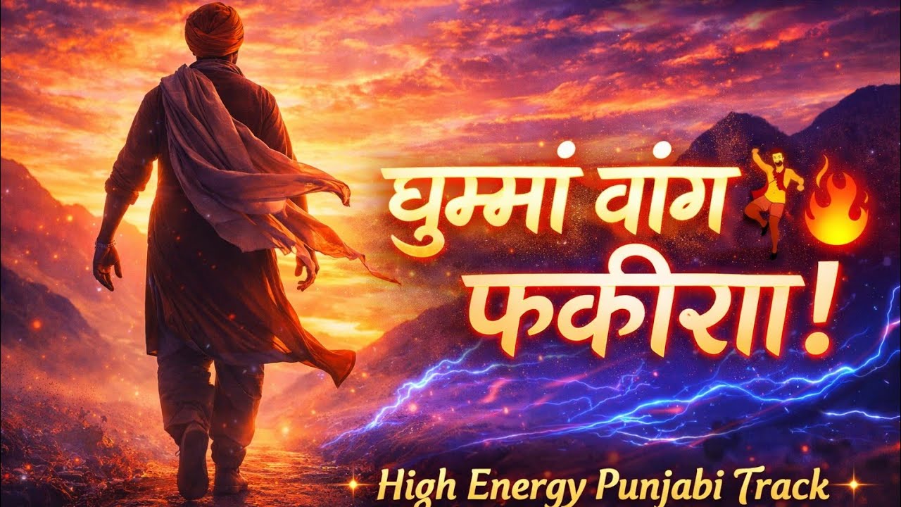 घुम्मां वांग फकीरां 🕺🔥 | Punjabi Electro Folk Song 2026 | High Energy Track